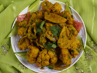 Vegetable Pakora, Ganges Indian Restaurant, Beijing, China